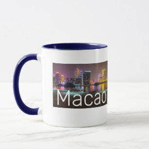 マカオカジノスカイラインパノラマ中国ナイトタイム マグカップ
