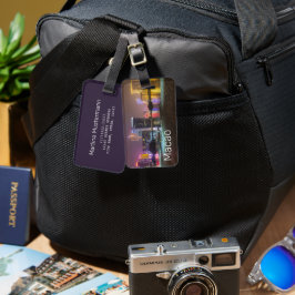 マカオカジノスカイラインパノラマ中国ナイトタイム ラゲッジタグ