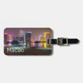 マカオカジノスカイラインパノラマ中国ナイトタイム ラゲッジタグ (正面横)
