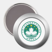 マカオコート・オブ・アームズ マグネット (正面/裏面)