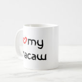 マカオハート コーヒーマグカップ (正面左)