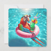 マカオパロットプールパーティ 招待状 (正面)