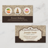 マカオフランスのンズカップケーキデザートベーカリー店 名刺 (正面/裏面)