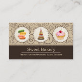 マカオフランスのンズカップケーキデザートベーカリー店 名刺 (正面)
