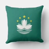 マカオ国中国の旗 クッション (裏面)