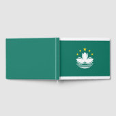 マカオ国中国の旗 ゲストブック (全面)