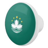 マカオ国中国の旗 セラミックノブ (右)