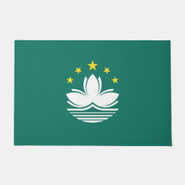 マカオ国中国の旗 ドアマット