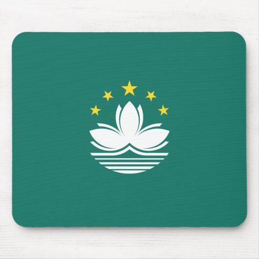 マカオ国中国の旗 マウスパッド (正面)