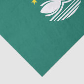 マカオ国中国の旗 薄葉紙 (詳細)