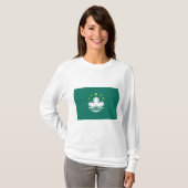 マカオ国中国の旗 Tシャツ (正面フル)