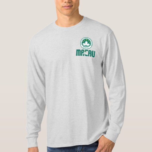 マカオ国旗と紋章 愛国 Tシャツ (正面)