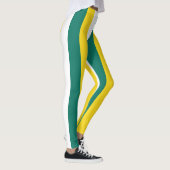 マカオ国旗の縦ストライプの色 レギンス (右)