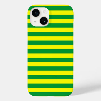 マカオ国旗ストライプの国の線の記号グリーンエル Case-Mate iPhone 14ケース