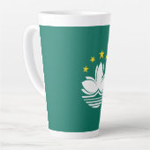 マカオ国旗 カフェラテマグ (左アングル)