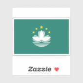 マカオ国旗 シール (シート)