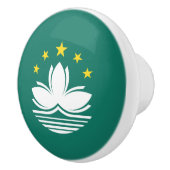 マカオ国旗 セラミックノブ (右)