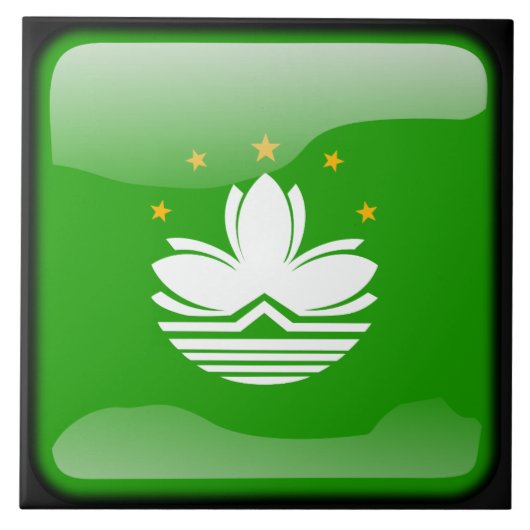 マカオ国旗 タイル (正面)