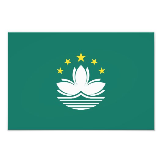 マカオ国旗 フォトプリント            (正面)