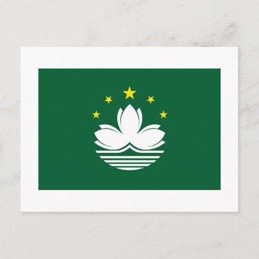マカオ国旗 ポストカード (正面)