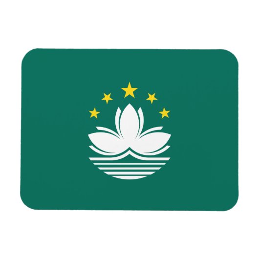 マカオ国旗 マグネット (横)