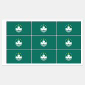 マカオ国旗 ラベル (シート)