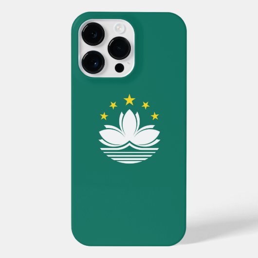 マカオ国旗 iPhoneケース (裏面)