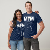 マカオ国際的空港MFM Tシャツ (ユニセックス)