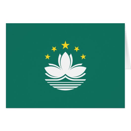 マカオ旗 (正面横)