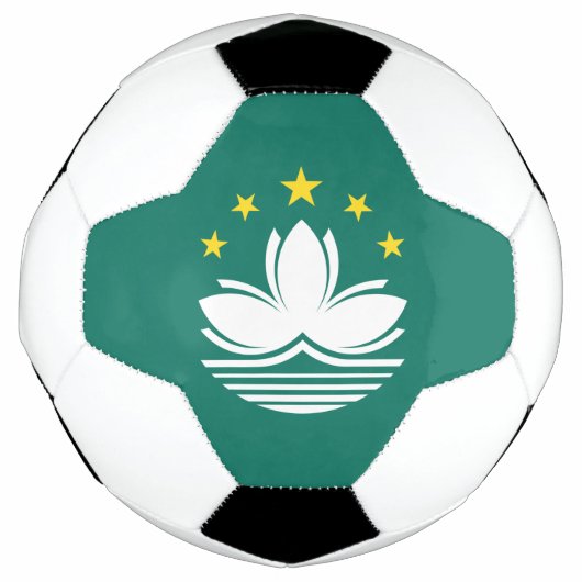マカオ旗 サッカーボール (正面)