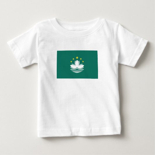 マカオ旗 ベビーTシャツ (正面)