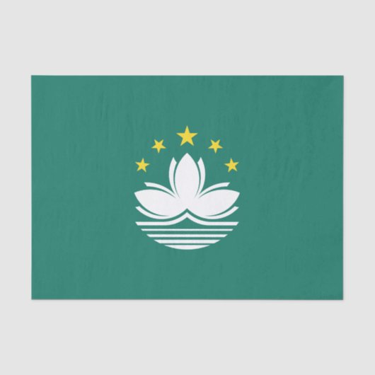 マカオ旗 薄葉紙 (正面)