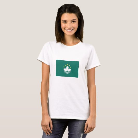 マカオ旗 Tシャツ (正面フル)