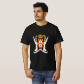マカオ歴史紋章 Tシャツ (正面フル)