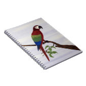 マカオ，オウム，自然，日没，鳥，花，鳥，鳥 ノートブック (右側)