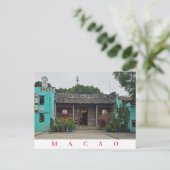 マカオ タイパ 寺院 景色 ポストカード (スタンド正面)