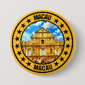 マカオ 缶バッジ (正面)