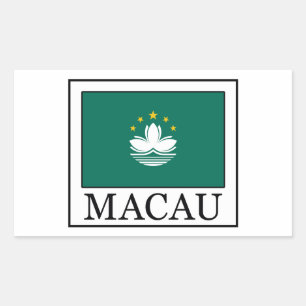 マカオ 長方形シール