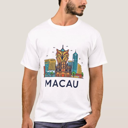 マカオ Tシャツ (正面)