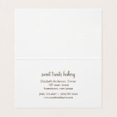 マカカラフルロンクッキーベーカリー 名刺 (内部フラット)