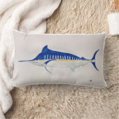 マカジキの装飾用クッション ランバークッション (ブランケット)