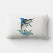 マカジキの跳躍 ランバークッション (裏面)