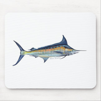 マカジキの魚の絵画 マウスパッド