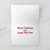 マカジキ及びメカジキのクリスマスカード シーズンカード (内部)