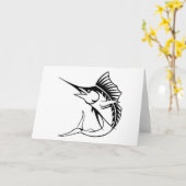 マカジキ カード (黄色い花)