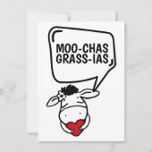 マカスグラシアスコーテマド感謝していマニおもしろいー サンキューカード (正面)