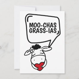 マカスグラシアスコーテマド感謝していマニおもしろいー サンキューカード