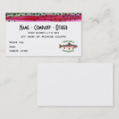 マカスタマイズス魚釣り 名刺 (正面/裏面)