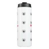 マカスタマイズマーが犬のマグカップ大好き タンブラー (正面)