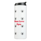 マカスタマイズマーが犬のマグカップ大好き タンブラー (回転左)